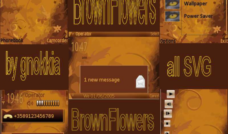 BrownFlowers by gnokkia