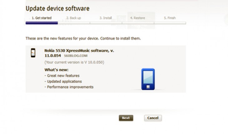 Nokia 5530 XM: nuovo update firmware