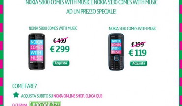 Offertissima Nokia Comes with Music