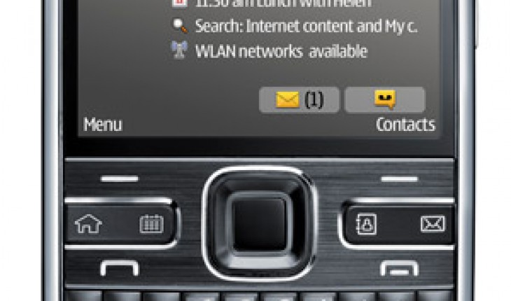 Nokia E72, disponibile il firmware update v054.005