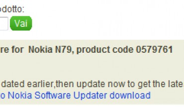 Nokia N79, disponibile il firmware v32.001