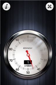 Analog Altimeter Touch
