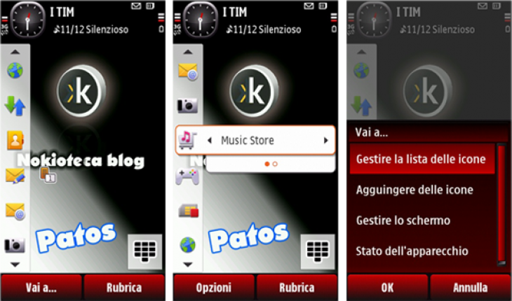 Come modificare l’homescreen degli smartphone Symbian S60 5th edition