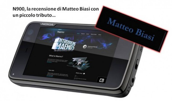 Nokia N900, la recensione di Matteo Biasi