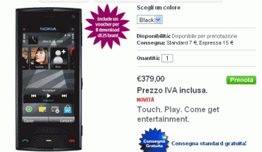X6 16GB, disponibile su prenotazione su Nokia Shop