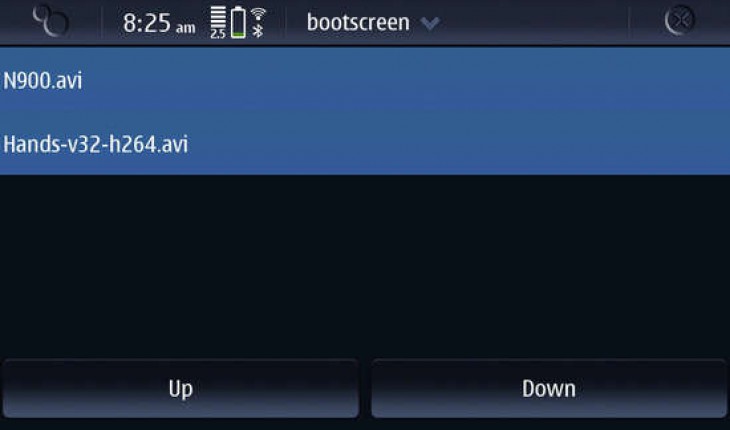 BootScreen, gestisci il video di avvio del Nokia N900