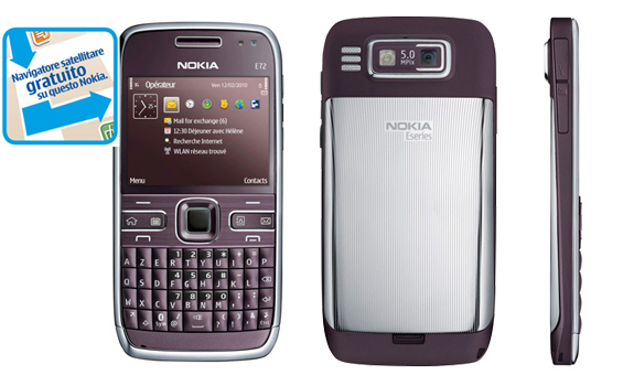 Nuovo Nokia E72 amethyst violet