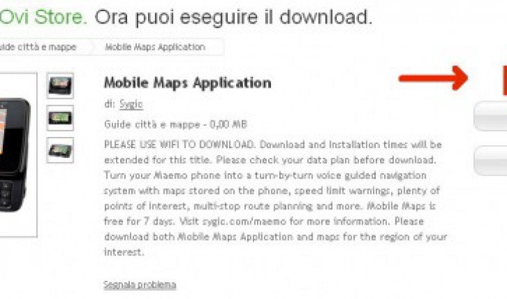 N900: il software Sygic (con mappe) disponibile su Ovi Store