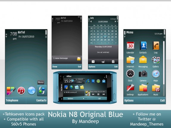 Nokia N8 Original Blue by Mandeep