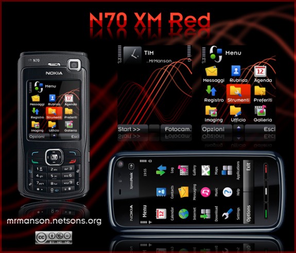 N70 Xpress Music Red by MrM@nson