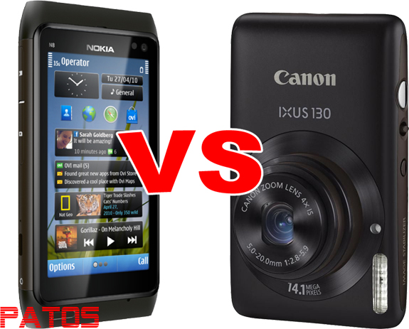 Nokia N8 vs Canon IXUS 130
