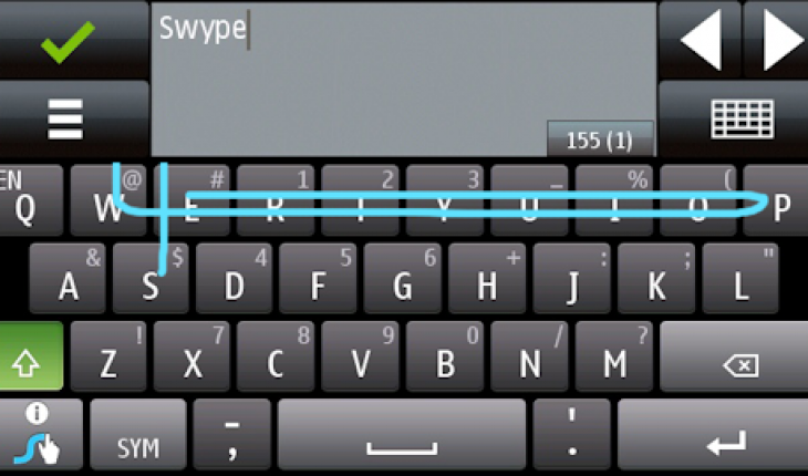 Swype 2.1 Beta per S60 5th Ed. e Symbian^3 (Anna e Belle) disponibile al download