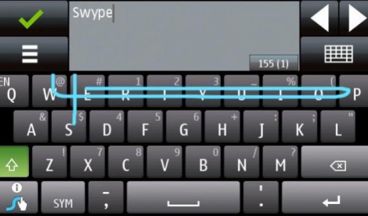 Swype per Symbian^3 in italiano