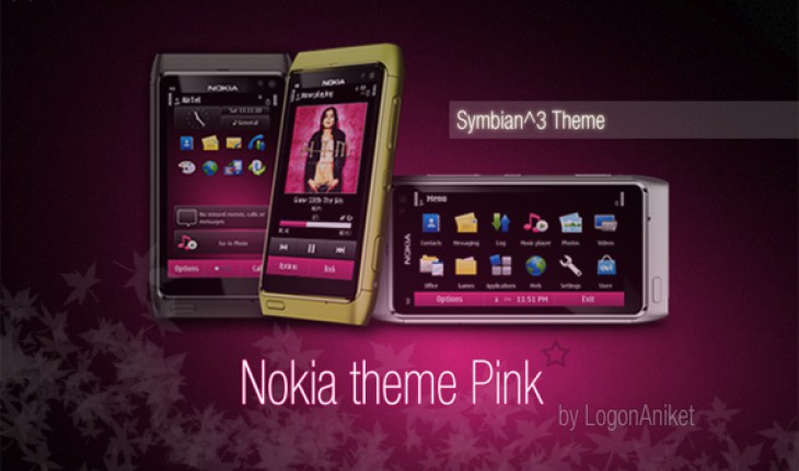 Nokia theme Pink by LogonAniket
