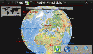 Marble Virtual Globe, un atlante per il Nokia N900