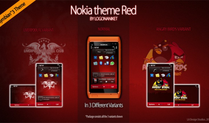 Nokia theme Red by LogonAniket
