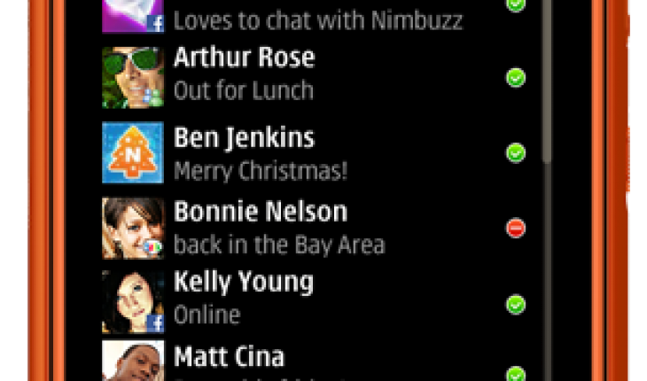 Nimbuzz per Symbian si aggiorna alla versione 3.0.1