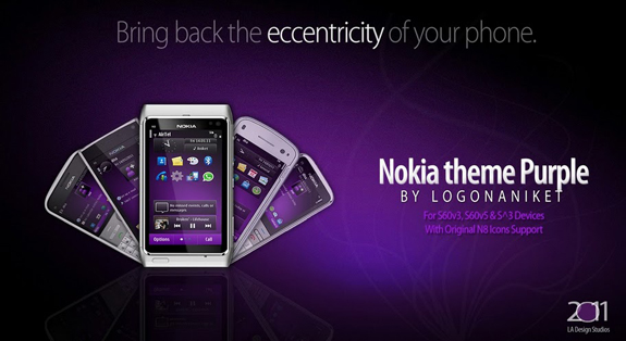 Nokia theme Purple by LogonAniket