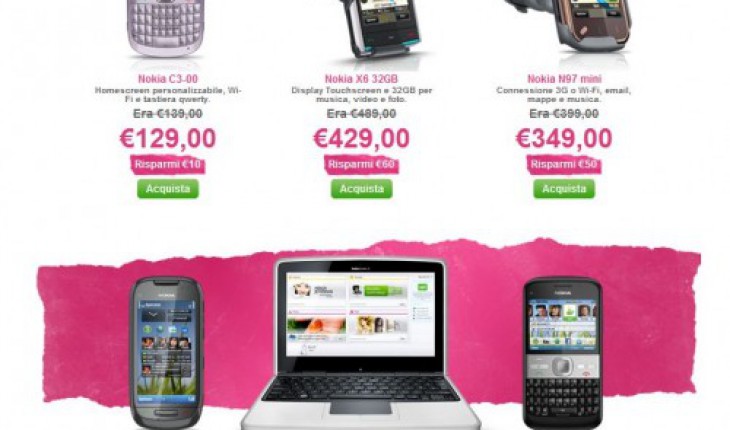 Tempo di sconti su Nokia Online Shop!