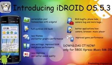 iDROID OS 5.3 by iFraska (custom firmware per 5800)