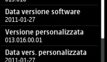 Changelog del firmware update PR1.1 per Symbian^3