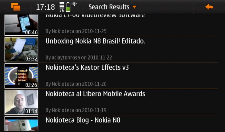 cuteTube per Symbian disponibile su Nokia Store