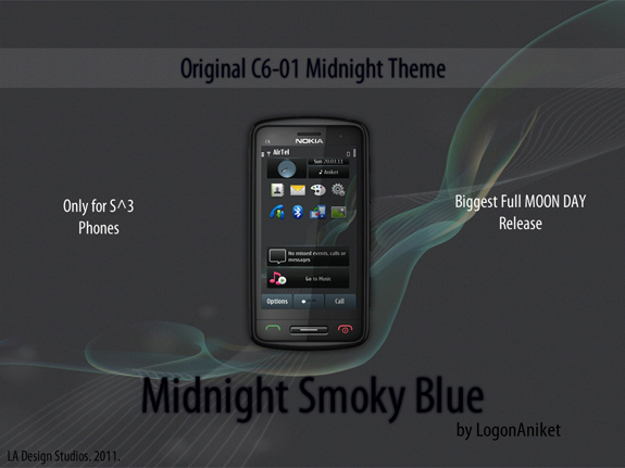 Midnight Smoky Blue by LogonAniket