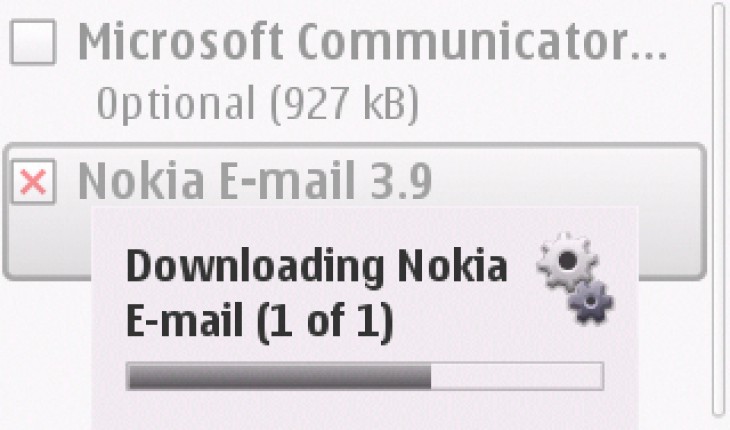 Nokia Email v3.9 per i Serie E (E72, E55, E52, E5-00)