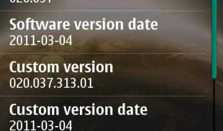 Ecco le novità che il firmware PR2.0 porterà sui Symbian^3