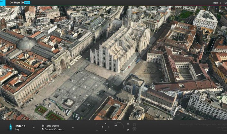 Ovi Maps 3D - Milano