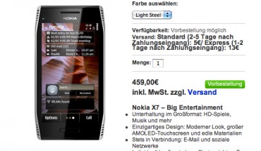 I Nokia X7 ed E6 in preordine sul Nokia Online Shop tedesco