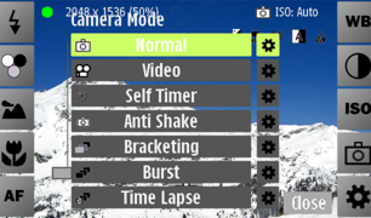 CameraPro per Symbian^3 si aggiorna alla versione 2.0