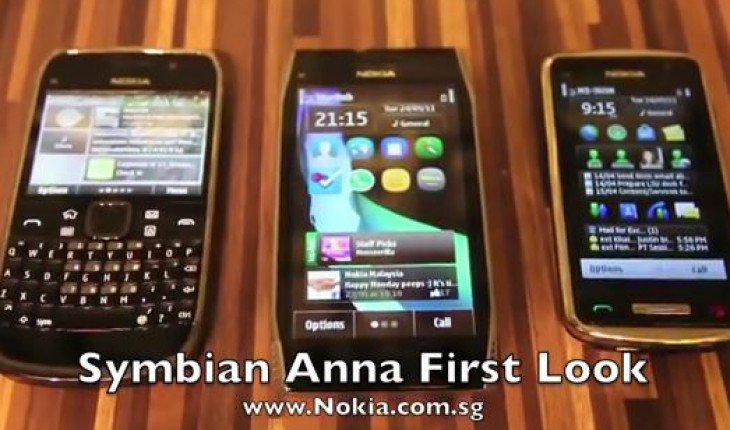 Alcune novità di Symbian Anna in un nuovo video