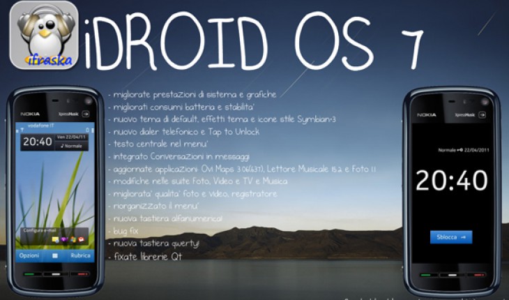 iDROID OS 7.3 by iFraska (custom firmware per 5800)