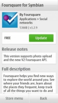 foursquare update