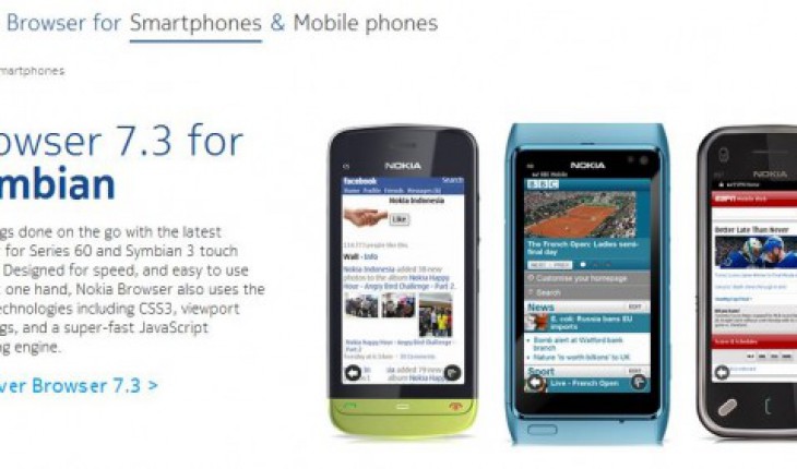 Nokia dedica un sito ai browser web dei device S40, Symbian e MeeGo