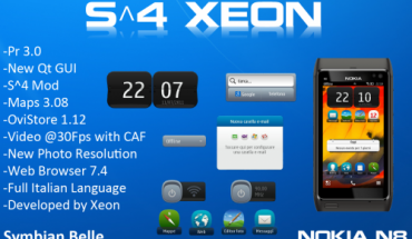S^4 Xeon, il custom firmware per N8 basato su Symbian Belle, si aggiorna alla v1.4