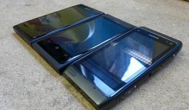 Nokia 800 Lumia, Nokia N9, Nokia N8, immagini a confronto