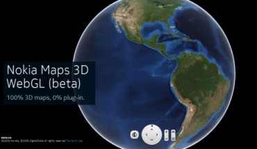 Nokia Maps WebGL in versione 3D da oggi senza plug-in!
