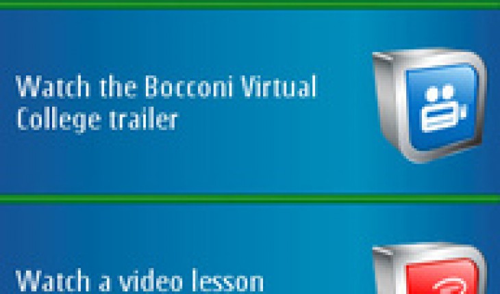 Bocconi Virtual College, un’anteprima dei corsi universitari su Nokia Symbian!