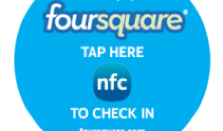 Foursquare, aggiunto il supporto NFC