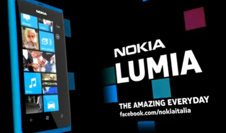 Il nuovo spot Nokia Lumia 800 per la TV