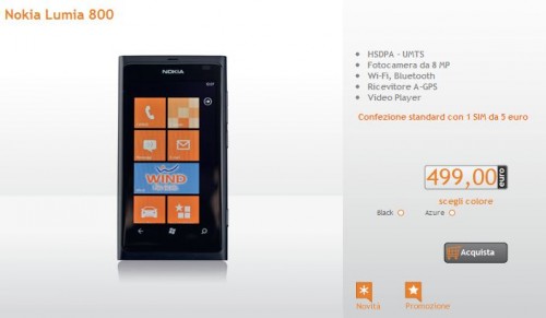 Nokia Lumia 800 Wind