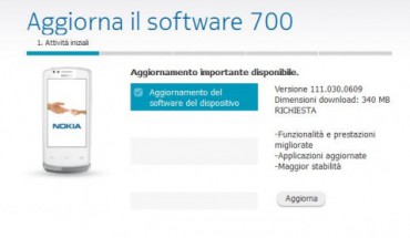 Firmware Update per Nokia 603, 700 e 701 disponibile al download (changelog)
