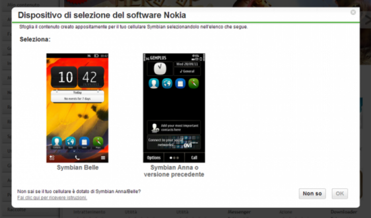 Nokia Software Selector, seleziona il software su Nokia Store
