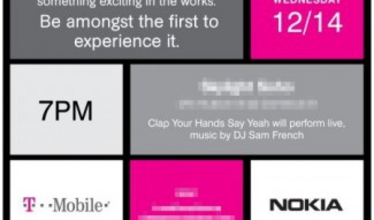 Nokia e T-Mobile evento in USA il 14 Dicembre: presentazione di Nokia Windows Phone?