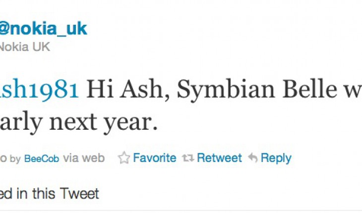 Symbian Belle verrà rilasciato nei primi mesi del 2012