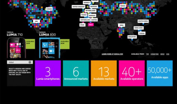 Lumia Momentum Map, una mappa interattiva per conoscere disponibilità, eventi e news del mondo Lumia