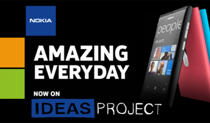 Nokia Ideas Project, ogni settimana in palio un Lumia 800 e un Purity HD
