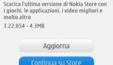 Il client per l’accesso al Nokia Store si aggiorna alla v3.22.054